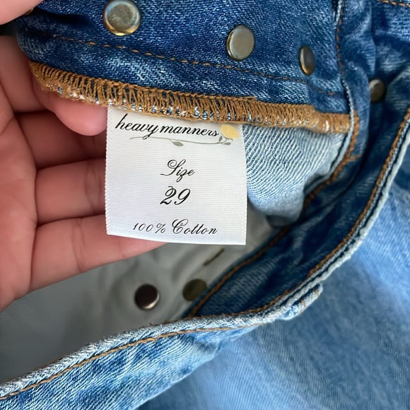 Heavy Manners Babygirl Baggy Leg Denim - Picture 4 of 6